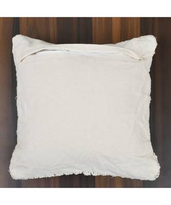 JUTE Cushion Cover | Design 2 | 20 Inches | Pack of 1 3
