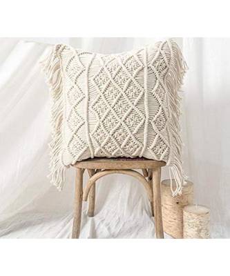 JUTE Cushion Cover | Design 1 | 16x16 | Pack of 1 1