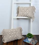 JUTE Cushion Cover | Design 1 | 18x12 | Pack of 1