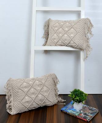 JUTE Cushion Cover | Design 1 | 18x12 | Pack of 1 4