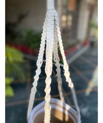JUTE Plant Hanger  2-Tier  Ring  Pack of 1 4