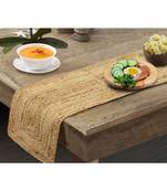 Jute Table Runner  Rectangle  plain  54x13