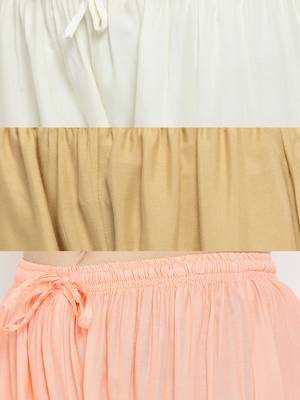 Multicolor plain rayon palazzo-pants 4