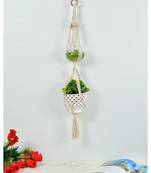 JUTE Multi Plant Pot Hanger  2 Tier