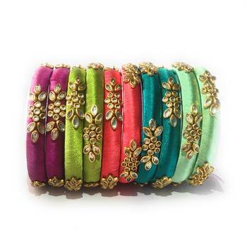 Multicolor bangles-and-bracelets 1