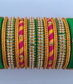 Multicolor bangles-and-bracelets