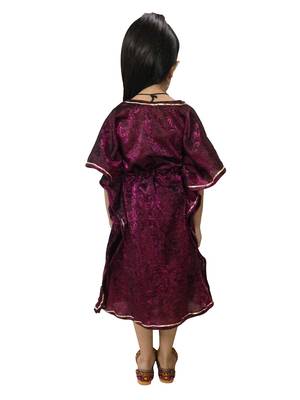 Self kaftan Magenta 2