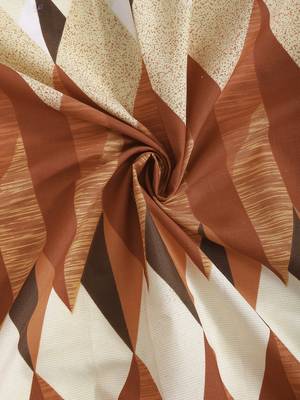 rust PRINTED 330 TC Cotton 1 King Bedsheet with 2 Pillow Covers 4