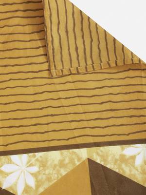 yellow PRINTED 330 TC Cotton 1 King Bedsheet with 2 Pillow Covers 5