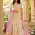 Light-green sequins art silk semi stitched lehenga