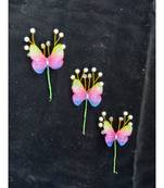 Multicolor metallic Hair Pins Butterfly