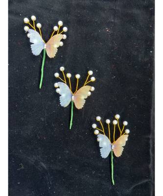 Multicolor metallic Hair Pins Butterfly 1