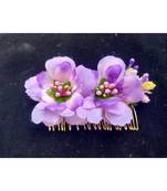 Blue metallic Hair Comb