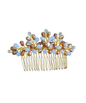 Mustard metallic Hair Comb 3
