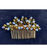 Gold metallic Hair Comb