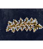 Pink metallic Hair Brooch