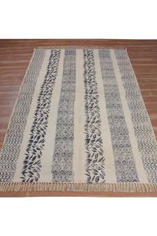 5x5 Ft Indian Cotton Rug Kitchen Rug Yoga Garden Rug Dining Room Rug Handmade Rug Area Rug