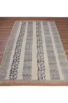 7x7 Ft Indian Cotton Rug Kitchen Rug Yoga Garden Rug Dining Room Rug Handmade Rug Area Rug