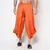 orange Silk Patialas-Pants