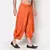 orange Silk Patialas-Pants