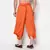 orange Silk Patialas-Pants