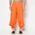 orange Silk Patialas-Pants