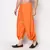 orange Silk Patialas-Pants