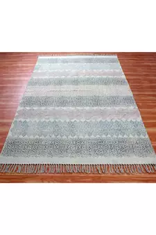 8x11 Ft Outdoor Patio Rug Yoga Garden Rug Hand Block Printed Rug Kitchen Rug bathroom rug