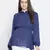 Alived bold blue stunning women top