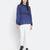 Alived bold blue stunning women top