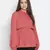 Porbled Bold peach gleaming women top