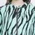 Sea shell animal print women bomber jacket