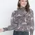 Karalin tropical print smocking women top