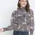 Karalin tropical print smocking women top