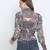 Karalin tropical print smocking women top
