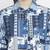 Atlante blue tropical print women dress