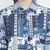 Atlante blue tropical print women dress