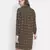 Brassy brown printed women dress