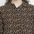 Brassy brown printed women dress
