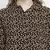 Brassy brown printed women dress