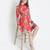 Colourpop floral print ruffle women dress