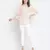 Rock on peach print women Smocking top