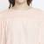 Rock on peach print women Smocking top