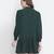 Vancy green button-down women dress