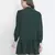 Vancy green button-down women dress