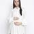 Gizzling white maternity shirt