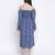 Designer floral print off-shoulder maternity dress