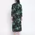 Tora black floral print long maternity dress
