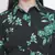 Tora black floral print long maternity dress