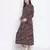 Bazy floral print long maternity dress